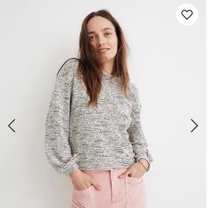 Madewell Texture and Thread Bubble Sleeve Top